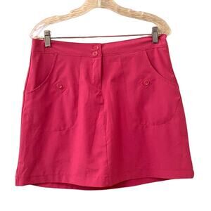 Nancy Lopes Desert Dry Charming Skort, Pink, Lightweight, Size 10